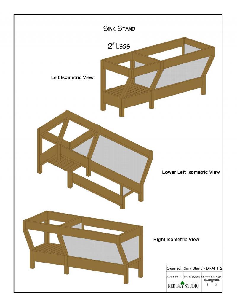 Sink Stand Rendering